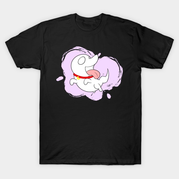 Ghostly pup T-Shirt by tastelesssandwiches